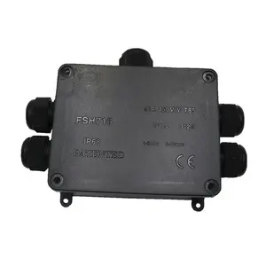 5way High Voltage Outdoor Lighting Waterproof Quick Easy Install Terminal Cover IP68 Electrical Junction Box