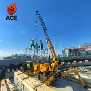 Trong kho 5 tấn 8 tấn 10 tấn Telescopic Spider Crane 3 tấn Spider Crane tùy chỉnh điều khiển từ xa Crawler mini Spider Crane giá - Product Image 2