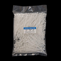 Juego de Bridas para Cables de Alta Resistencia a la Tracción de 200 mm x 3,5 mm, Bridas de Nailon Reciclado de Buena Calidad