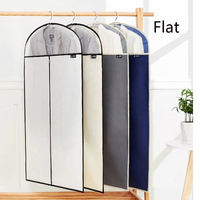 Housse de vêtement en tissu non tissé blanc de haute qualité, anti-poussière, pour vêtements suspendus