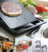Plateau de décongélation rapide en aluminium pour la cuisine, avec réservoir d'eau, idéal pour la préparation des aliments
