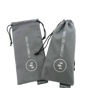 リボンハンドル付きマイクロファイバーベルベットポーチ幾何学的ロープドローストリングデザインカスタマイズ可能なロゴ旅行用ベルベットバッグ - Product Image 6