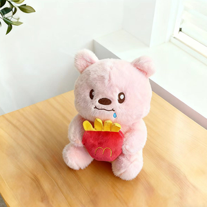 ตุ๊กตาสัตว์น่ารักนุ่มนิ่มกอดได้ แสดงอารมณ์หิวโหย ของเล่นตู้คีบตุ๊กตา ของตกแต่งน่ารักสำหรับวางบนโต๊ะ แพ็คสุดคุ้ม - Product Image 4