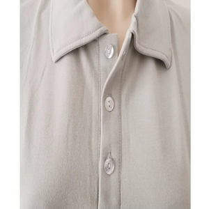 Body de Algodón Gris para Adultos, Mono para Bebés Adultos, Ropa <span class=keywords><strong>ABDL</strong></span> con <span class=keywords><strong>Manga</strong></span> Corta y Broches en la Entrepierna para Hombres, para Pijamas - Product Image 5