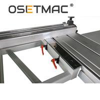 Scie à panneaux industrielle motorisée de haute précision, scie à table coulissante horizontale pour la découpe du contreplaqué, du MDF et des panneaux de particules, à faible coût