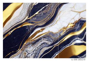 집 광택 흰색 황금 산동 대리석 타일 내부 벽 금 정맥 세라믹 카라라 바닥 대리석 타일 - Product Image 6