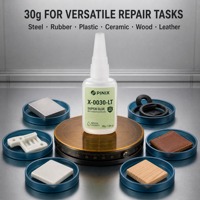 Colle liquide cyanoacrylate à base d'acrylique 30g - Super colle à séchage rapide, adhésif instantané pour cuir, chaussures, plastique, métal (vente en gros)