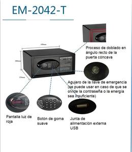 작은 전자 소형 예금 열쇠 사무실 가정 시간 자물쇠/로커 디지털 방식으로 통화 예금 안전한 아이들 m - Product Image 4