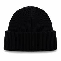 Bonnet en coton rayé personnalisé avec logo imprimé, accessoires pour l'automne et l'hiver, unisexe, chaud, pour le voyage et l'usage quotidien, vente en gros usine