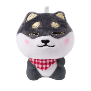 LLavero de animal de peluche personalizado lindo ocho mochila escolar masculina Chai perro muñeco de peluche supersuave edredón llavero de peluche - Product Image 6