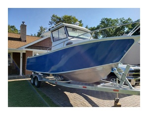 good quality enclosed cabin aluminum boat for fishing hot sale