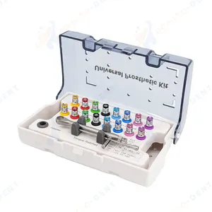 Kit de ferramentas para implantes cirúrgicos dentários, chave universal de chave de fenda 10-70NCM, kit universal de ferramentas para restauração