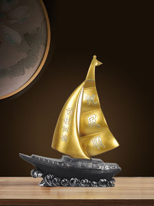 Escultura de Resina Epoxi de Lujo para el Hogar, Figura Decorativa de Alta Gama, Artesanía Náutica, Decoración para Porche y Sala de Estar, Adornos de Estilo Artístico Folclórico - Product Image 3