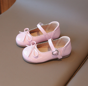 Chaussures plates en cuir pour enfants, couleur bonbon, à semelle souple, pour filles, style printemps - Product Image 3