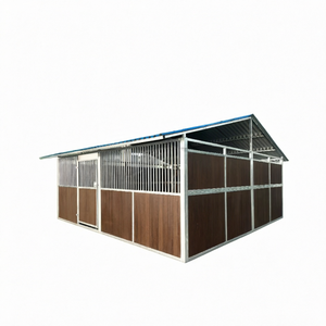 Abri pour chevaux autoportant, facile à assembler, portable, pour équipement agricole - Product Image 1