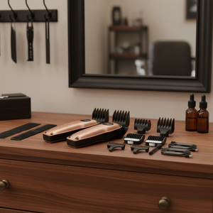 Tondeuse à cheveux professionnelle puissante, tondeuse à cheveux professionnelle pour hommes, tondeuse électrique pour l'extérieur et l'intérieur - Product Image 4