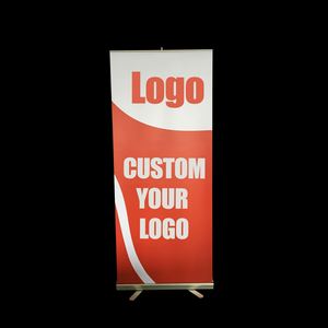 Robust Stable Base Retractable <b>Roll</b> up Banner for Crowded Venues and Large Gathering Advertising Displays - Product Image 1