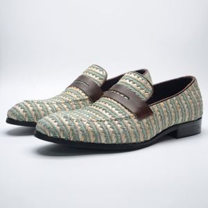 2025 New Model Men's Trendy High Quality Business Casual <b>Square</b> Loafers Lace-Up Closure Anti-Slip Lightweight Breathable Luxury - Product Image 6