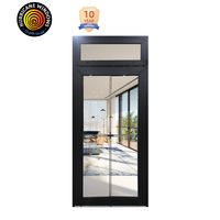 Fenêtre en aluminium résistante aux ouragans, double vitrage, pour maisons