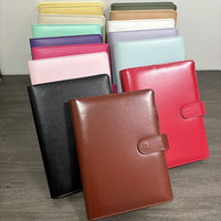 Vente en gros Macarons A6 A5 PU cuir Budget classeur pour planificateur quotidien hebdomadaire argent classeur organisateur espèces classeur carte portefeuille