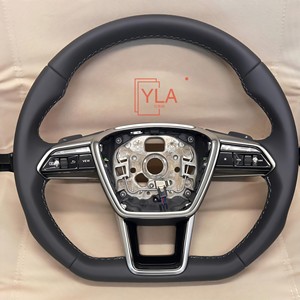 Volant en fibre de carbone personnalisé pour <span class=keywords><strong>Audi</strong></span> A1 A3 A4 A5 A6 A7 <span class=keywords><strong>RS</strong></span> R8 RS3 C7 Q5 Q7 S3 S5 8V B8 B9 S4 Q3 Q8 TT - Product Image 1