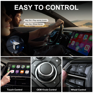 Bedrade naar draadloze CarPlay adapter dongle, plug-and-play, universele pasvorm, OEM fabrieksautomatische slimme auto-verbinding - Product Image 5