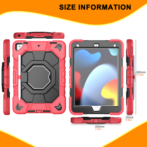Capa para iPad 7ª, 8ª, 9ª e <span class=keywords><strong>10</strong></span>ª Geração, Capa de Silicone Rotativa 360 Graus à Prova de Choque para Crianças, para iPad <span class=keywords><strong>10</strong></span>.2 e <span class=keywords><strong>10</strong></span>.9 Polegadas - Product Image 2