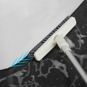 แปรงทำความสะอาดร่องพื้นกระเบื้องแบบดรอปชิปปิ้งสำหรับ Shopify ด้ามจับยืดหดได้ ขนแปรงทรงกรวย สำหรับโรงแรม ห้องน้ำ ห้องครัว - Product Image 3