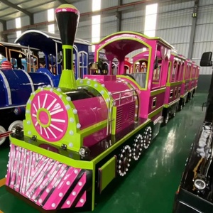 <span class=keywords><strong>Train</strong></span> électrique touristique d'extérieur sans rail pour centre commercial, 16 passagers, fibre <span class=keywords><strong>de</strong></span> verre, 3 kW - Product Image 1