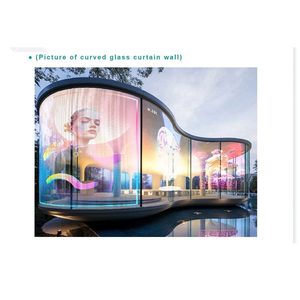 Pantalla LED Transparente Filmbase, <span class=keywords><strong>Película</strong></span> Autoadhesiva Ultrafina y Flexible para Escaparates y Publicidad Digital - Product Image 4