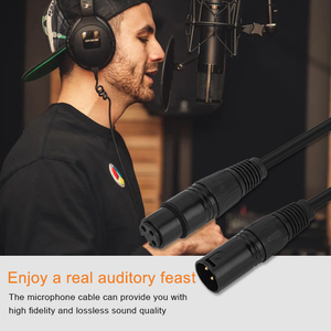 Câble <span class=keywords><strong>XLR</strong></span> mâle à femelle de haute qualité 5M <span class=keywords><strong>10M</strong></span> 3 broches Câble de microphone <span class=keywords><strong>XLR</strong></span> professionnel - Product Image 3