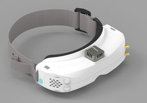 Lunettes FPV Skyzone SKY04L 1280X960 5.8GHz 48CH avec récepteur Steadyview, prise en charge DVR et Headtracker, ventilateur inclus pour drone de course RC - Product Image 3