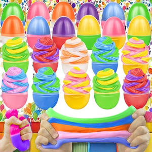 ชุดทำสไลม์เนยไข่อีสเตอร์ DIY ของเล่นบีบไข่เนย EVA สำหรับเด็กอายุ 5 ถึง 7 ปี - Product Image 2