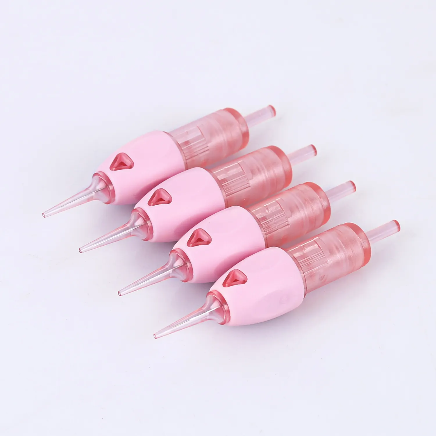 Spark Supplier Silicone Permanent Pink Custom Tattoo Cartridge Needle for Eyebrow and Body Tattooing