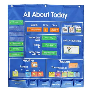 Calendar hanging bag everything today all about today's activities