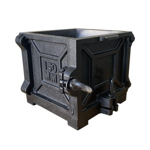 Moule de Cube d'essai de béton en acier, moules de cube de ciment de 150x150mm - Product Image 1