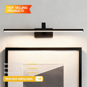 Bathroom <b>Vanity</b> Lighting For Hotel <b>Led</b> Mirror Lamps Indoor <b>Led</b> Wall Lighting Interior Silver color Picture Lights For Wall Art - Product Image 2