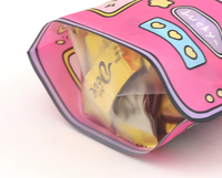 Pochette à fermeture éclair en forme de console de jeu mignonne avec poignée, sac à fond plat découpé sur mesure pour emballage de collations, bonbons et cadeaux pour enfants