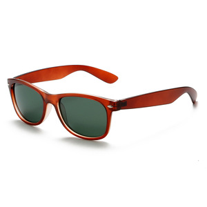 Gafas de Sol Unisex Retro, Montura Completa Color Carey Marrón, Lentes TAC con Protección UV400, Estilo Moderno Polarizado - Product Image 4