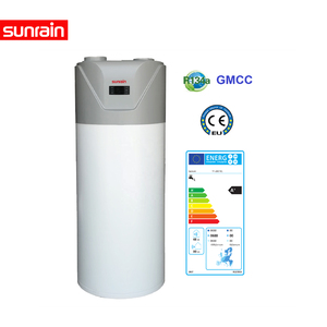 Sunrain 2024 200L 250L 300L Temperatura caliente Alta calidad Doméstico Todo en uno Fuente de aire Bomba de calor Caldera de agua híbrida - Product Image 5