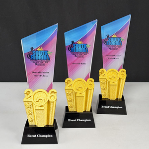 Piala Penghargaan Plakat Kaca Kristal Cetak 3D Desain Baru <span class=keywords><strong>2026</strong></span> - Product Image 2