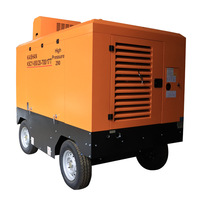 Compresor de Aire de Tornillo Móvil con Motor Diésel KS, 380V, 1 Año de Garantía, Caja de Engranajes, Rodamientos, Alta Productividad para Minería, Puentes y Carreteras