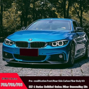 TYPY for F32 F33 F36 BMW 4 Series Carbon Fiber Small Surroundings Front Shovel <b>Side</b> Skirt Rear Lip Tail Wing - Product Image 3