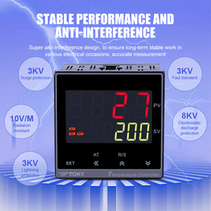 Textile Products Industrial Intelligent <strong>4-20mA</strong> Output Control RS485 Modbus Digital <strong>Display</strong> <strong>Temperature</strong> Controller - Product Image 4