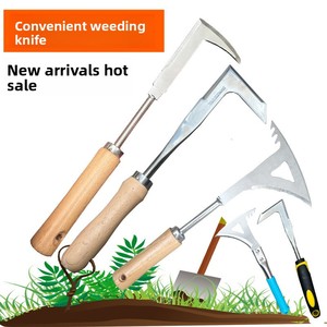 PINSHUN PS266 Industrial Manual <b>Weeding</b> Knife Artifact Uprooting <b>Tools</b> Horticultural Rake Root <b>Removal</b> Stainless Steel Gardening - Product Image 3