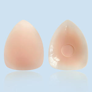 Triangle <strong>Bra</strong> Pad Silicone Non Glue Matte Silicone Self Adhesive Reusable Nipple Cover With Blister Sheet - Product Image 6