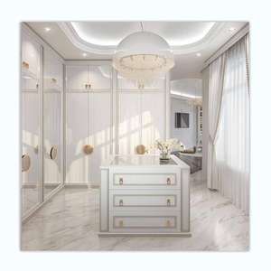 Simple White Wardrobe Hanging <b>Clothes</b> Multi-zone Home Bedroom <b>Storage</b> Cabinet Dustproof Wardrobe Folding Set Elegant Wardrobes - Product Image 3
