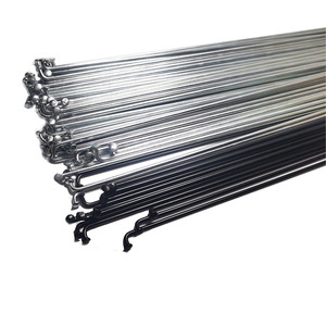 Großhandel <span class=keywords><strong>14G</strong></span> Edelstahl <span class=keywords><strong>Speichen</strong></span> schwarz Silber Mountainbike Straße benutzer definierte Speiche 80-300MM - Product Image 5