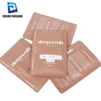 Sachet d'emballage en poudre de crème de soin de la peau en feuille de 100ml avec impression personnalisée et pochette plate Paquets d'échantillons cosmétiques Sac de thermoscellage pour lotion