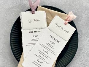 Impression personnalisée feuille d'or logo en relief carte en taille-douce impression en relief passeport en relief <span class=keywords><strong>menu</strong></span> de bord avec marque-place ruban de soie - Product Image 5